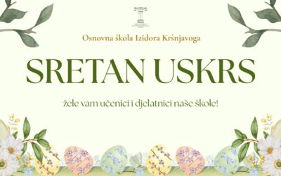 Obavijest o proljetnom odmoru učenika