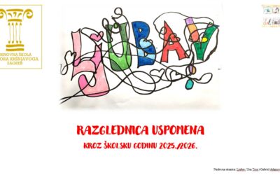 Razglednica uspomena kroz školsku godinu 2025./2026.